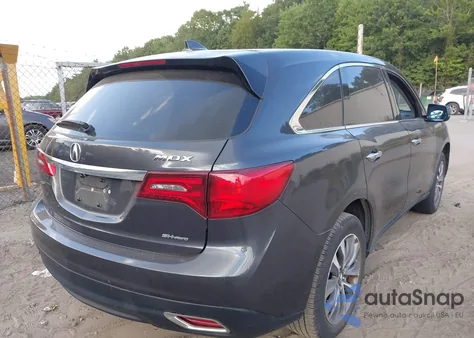 2014 Acura Mdx Technology Package from USA, damaged, VIN 5FRYD4H46EB042668